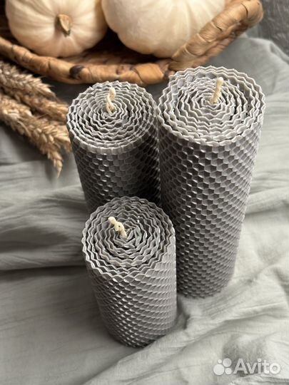 Свечи из цветной вощины