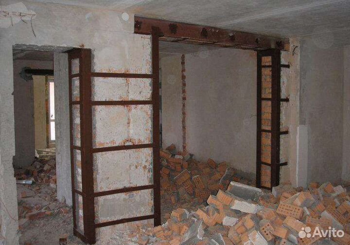 Демонтажные работы и вывоз мусора