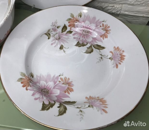 Сервиз столовый Дулево Хризантемы Астры