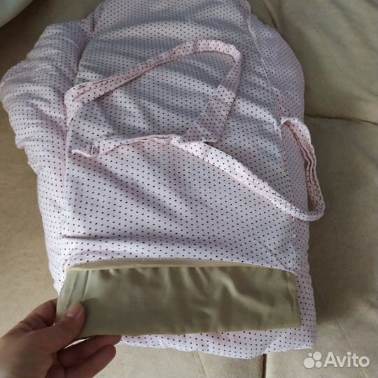 Конверт одеяло на выписку для девочки