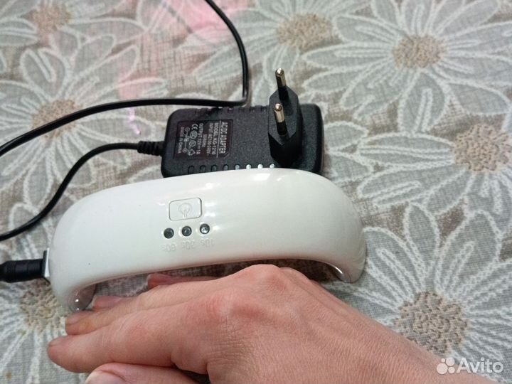 Лампа для сушки гель лака. Мини