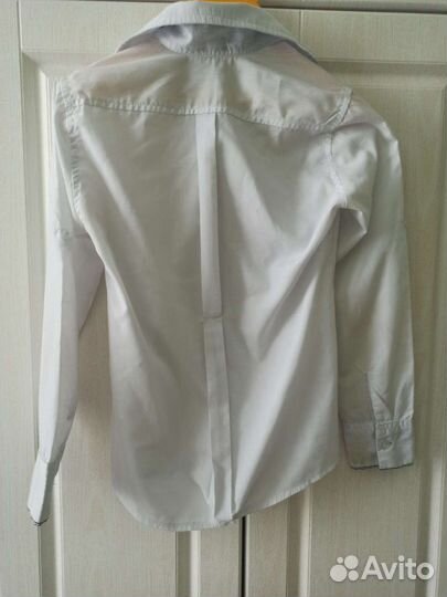 Рубашки школьные 122 128