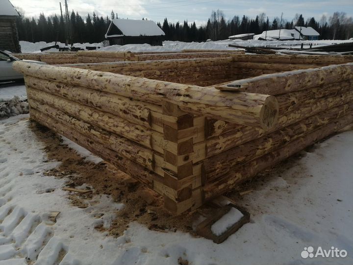 Сруб бани 3 на 5