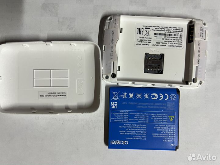 1. Модем Alcatel Link Zone MW45V Black