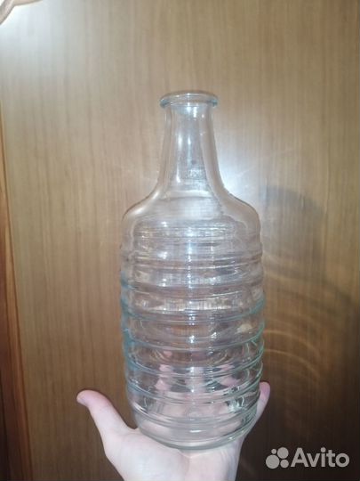 Бутыль 2.3 литра, СССР, высота 29 см. Стекло