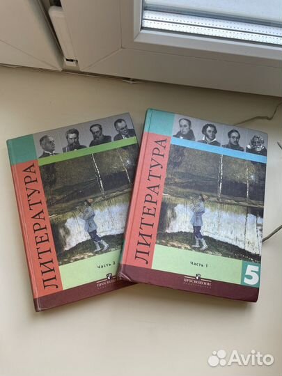Учебник по литературе 5 класс 2 части