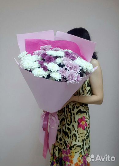 Букет из хризантем