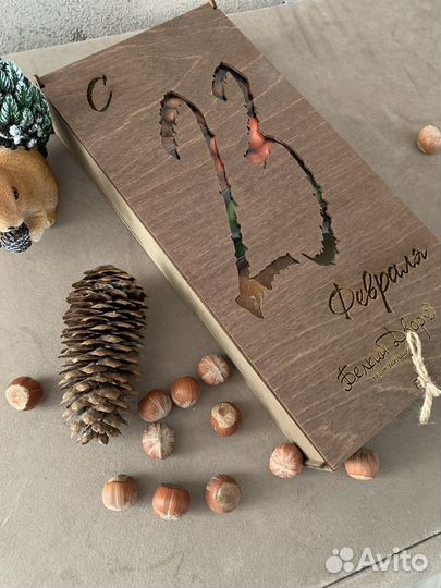 Подарочный набор с орехами, сухофруктом