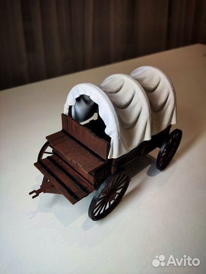 Миниатюра Телега Повозка для нри, Днд DND