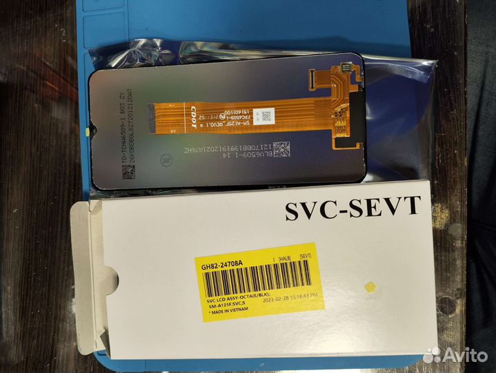 Дисплей оригинальный Samsung a125 a12