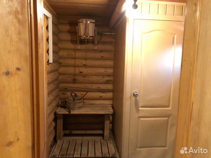 Русская баня на дровах с большой купелью