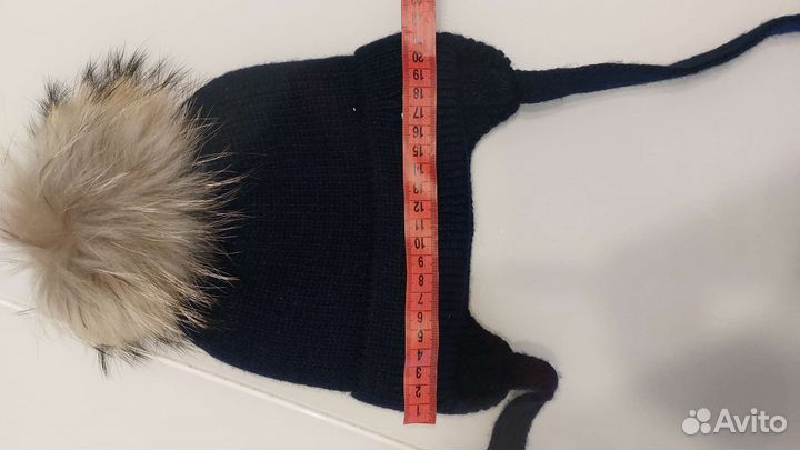 Комплект шапка и шарф зимний