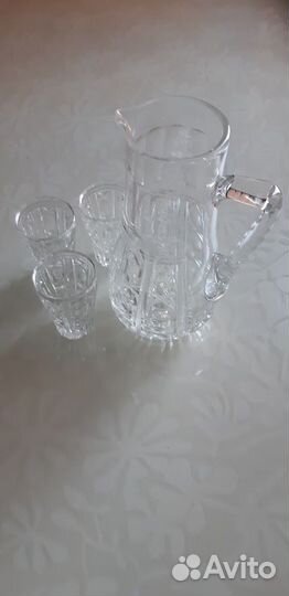 Хрусталь СССР винтаж вазочки графин стаканы