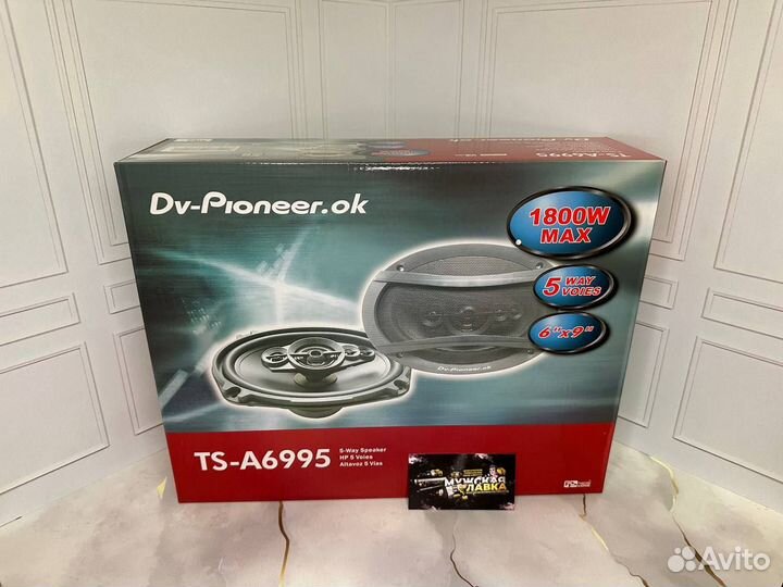 Новые автоколонки Pioneer TS-A6995 1800W 15x23 см