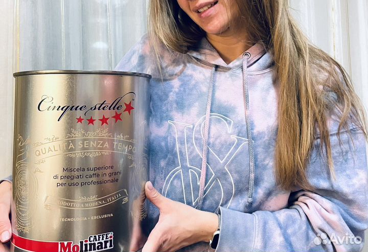 Кофе Molinari cinque stelle 3 кг