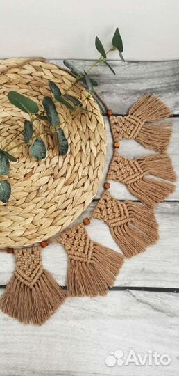 Салфетка - коврик в технике макраме