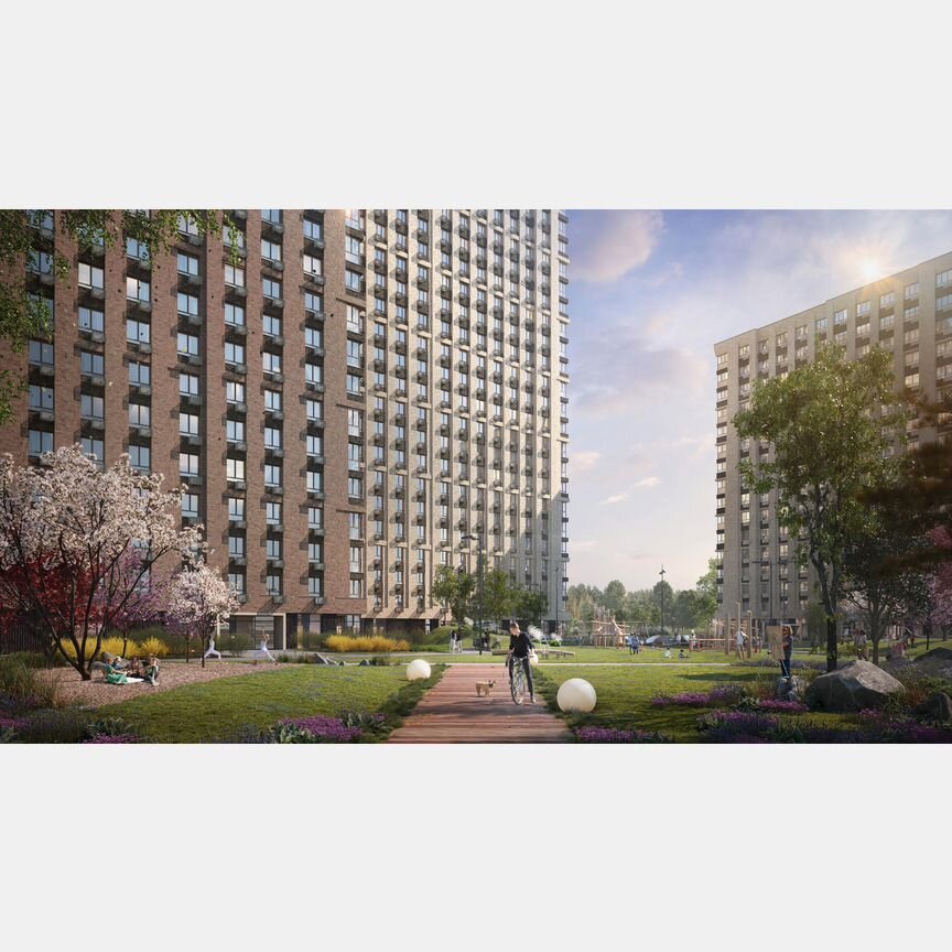 1-к. апартаменты, 34,7 м², 22/23 эт.