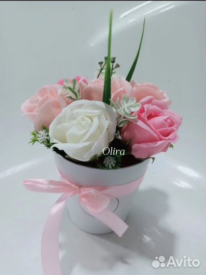 Мыло ручной работы,наборы из гипса,букеты