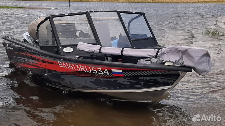 Салют 480 NEO fish PRO +honda 90+ прицеп мзса