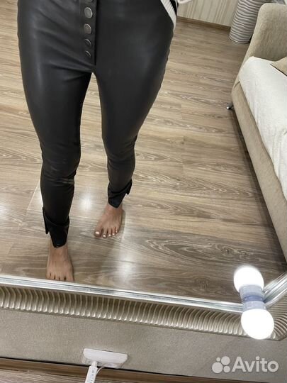 Брюки экокожа 25
