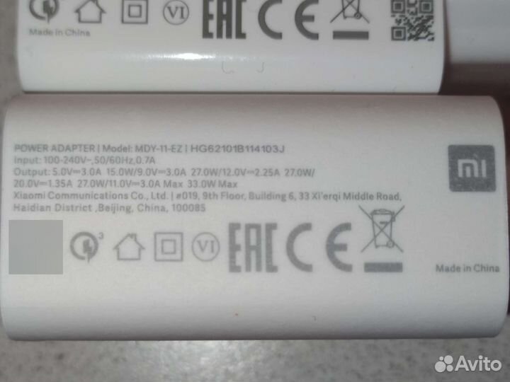 Зарядные устройства оригинал различных брендов