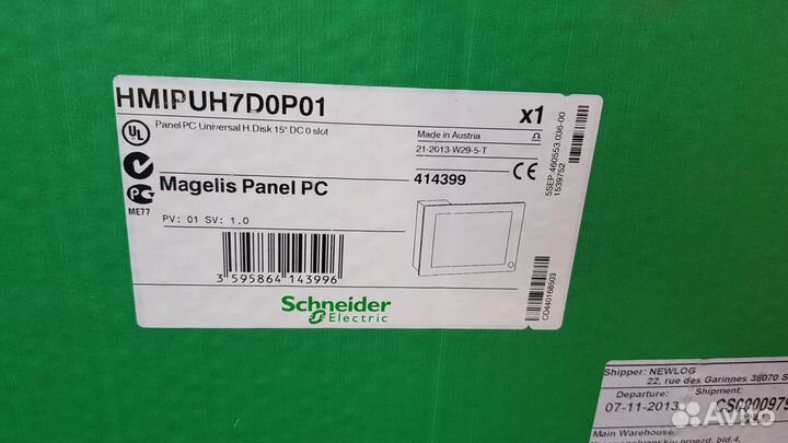 Сенсорный Промышлен компьютер Schneider Electric