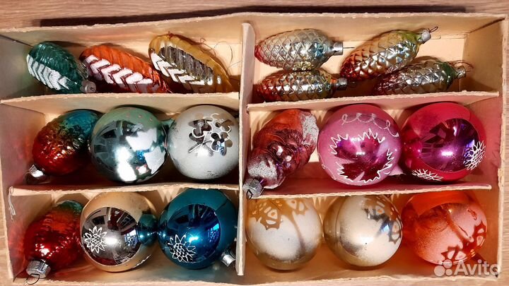 Елочные игрушки СССР и гдр