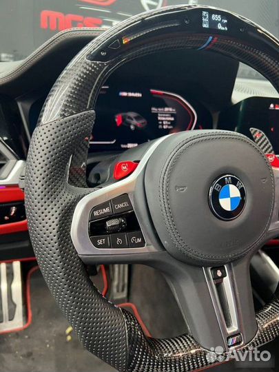 Руль M-Performance карбон дисплей BMW 3 серия G20