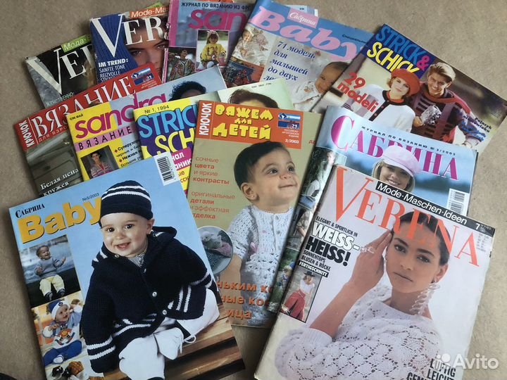 Журналы и книги по вязанию