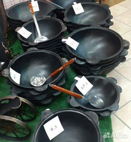 Казан чугунный узбекский