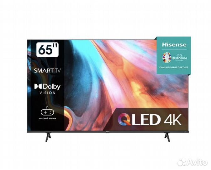 Телевизор Смарт Hisense 65 qled 4K UHD новый