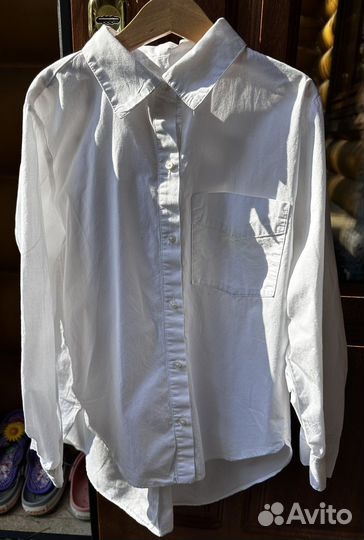 Рубашка zara для девочки 140