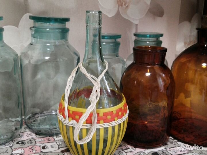 Бутылки, банки старинные