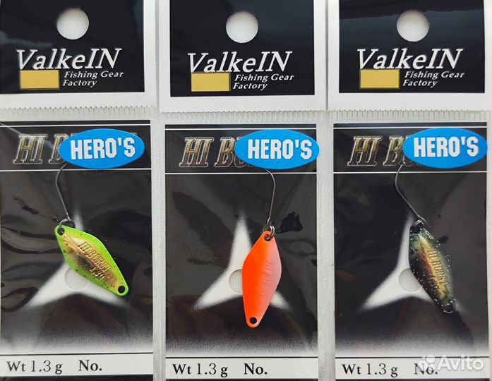 Valkein Hi Burst 1.3g#Color Limited Hero's Набор