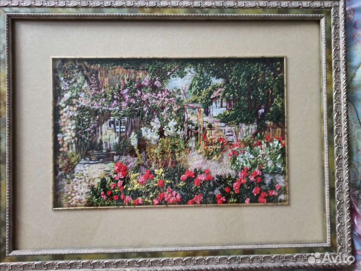 Картина гладью