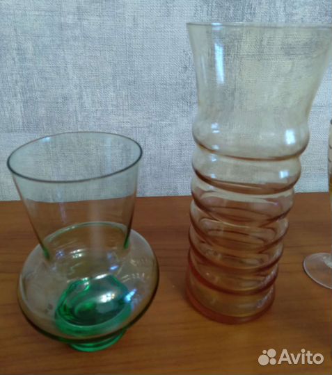 Рюмки, стопки, стаканы, вазы стекло СССР