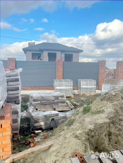 Забор из жалюзи ламелей под ключ