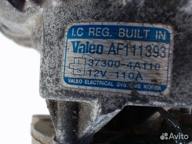 Генератор, Kia, Sorento 1, AF111393,373004A110