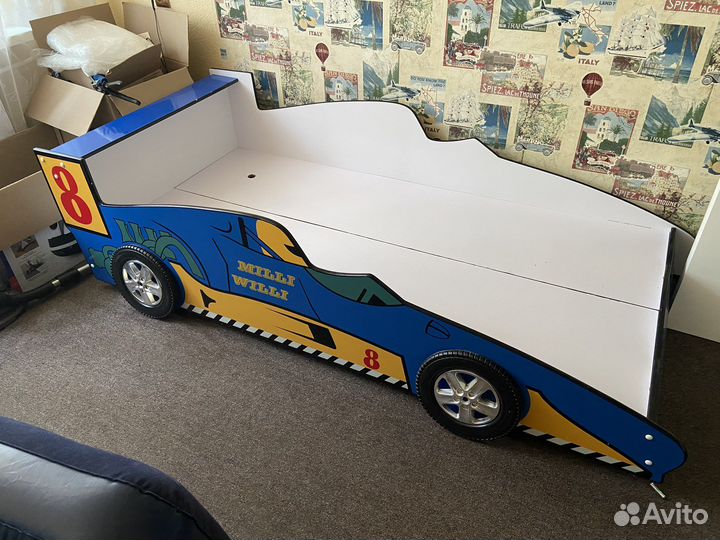 Детская кровать машина бу