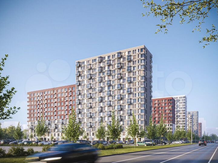 1-к. квартира, 33,4 м², 17/17 эт.