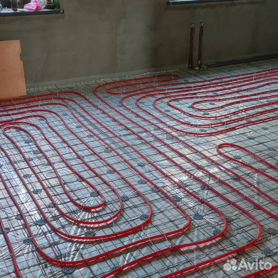 Теплый пол,монтаж отопления
