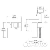 Гигиенический душ Grocenberg GB002 Золото