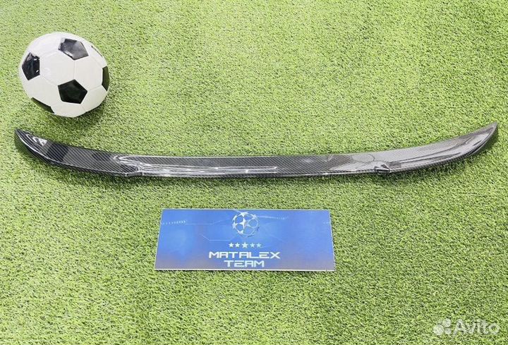 Спойлер на BMW G30 CS стиль сухой карбон