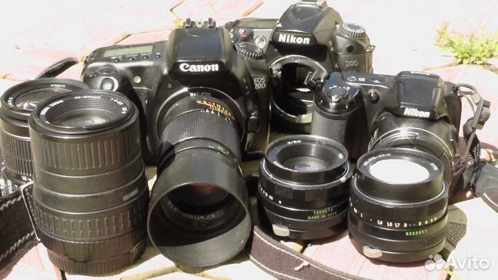 Фотоаппараты обьективы и др