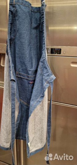 Кухонный фартук мужской джинсовый