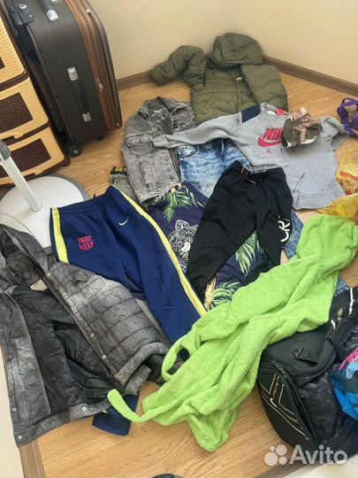 Брендовые вещи пакетом на подростка