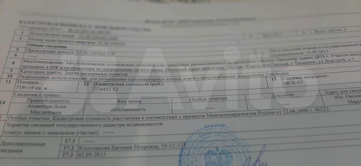 Участок 8 сот. (ИЖС)