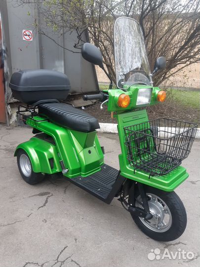 Honda gyro x-3 pgm для двоих зеленый