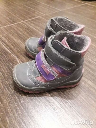 Ботинки демисезонные на девочку 22 размер