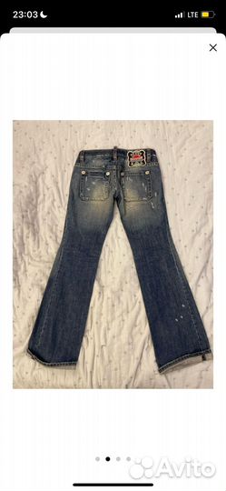 Джинсы винтажные dsquared2